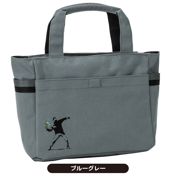 バンクシー トートバッグ カラー：カーキ BATB-02 メンズ バンクシー 2024 BARB-02 ラウンドトートバッグ 男性用