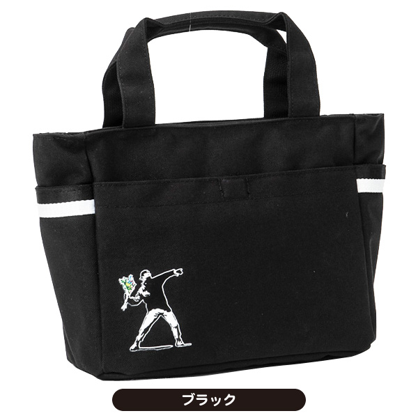 メンズ バンクシー 2024 BARB-02 ラウンドトートバッグ 男性用