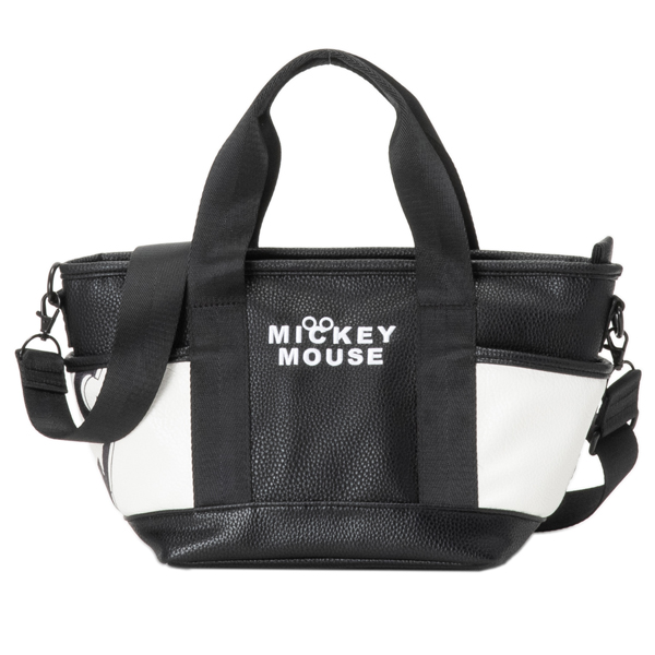ディズニー ラウンドトートバッグ XYMG5FB2 モノクロ ミッキー