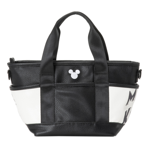 ディズニー ラウンドトートバッグ XYMG5FB2 モノクロ ミッキー ゴルフ