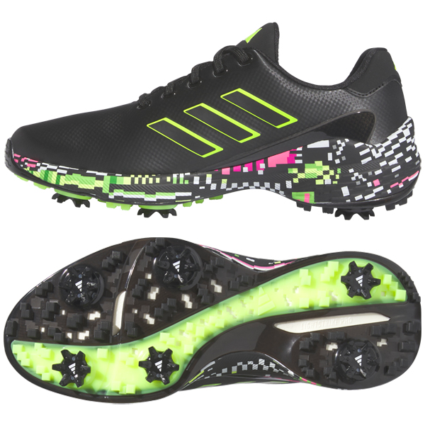 adidas グリッチデザイン IE2140 ゴルフシューズ メンズ アディダス 2023 ZG23 グリッチデザイン IE2140 ソフトスパイク