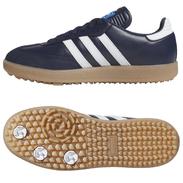美品 adidas キャディバッグ ホワイト/ネイビー AWR92 adidas/アディダス キャディバッグ AWR92 ホワイト ブラック 9型