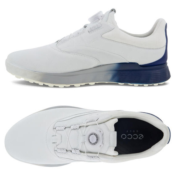 エコー S-THREE 102954-60616 ゴルフシューズ ホワイト 新品 メンズ ecco (エコー) S-THREE BOA 102954-60616 スパイクレス ゴルフ