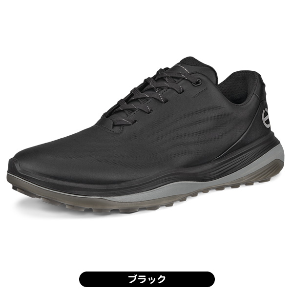 メンズ ecco (エコー) 2024 LT1 LACE 132264 スパイクレス ゴルフ