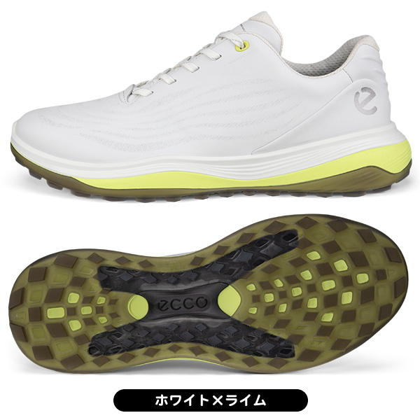 メンズ ecco (エコー) 2024 LT1 LACE 132264 スパイクレス ゴルフ