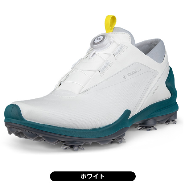 美品☆ecco ゴルフシューズ BIOM HYBRID3 26㎝ BOA 防水 メンズ ecco (エコー) BIOM ツアー BOA 131914 ソフトスパイク ゴルフ