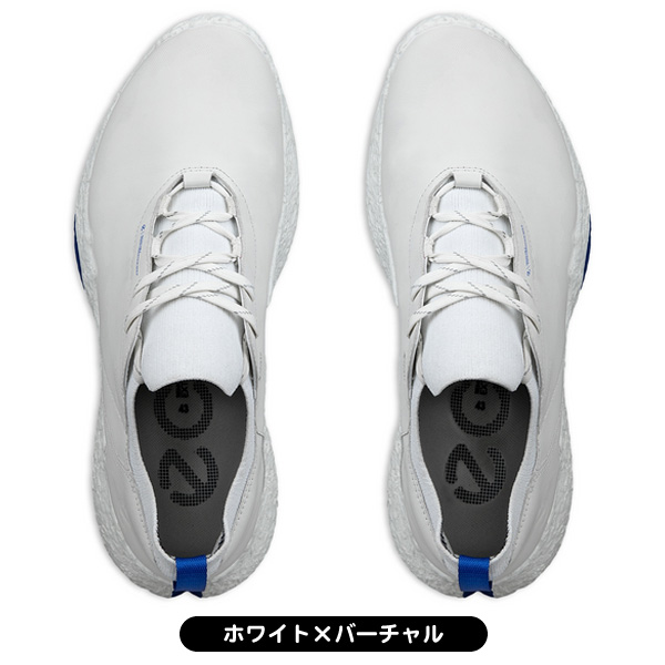 エコー ゴルフシューズ メンズ スパイクレス サイズ41 25.5 ホワイト系