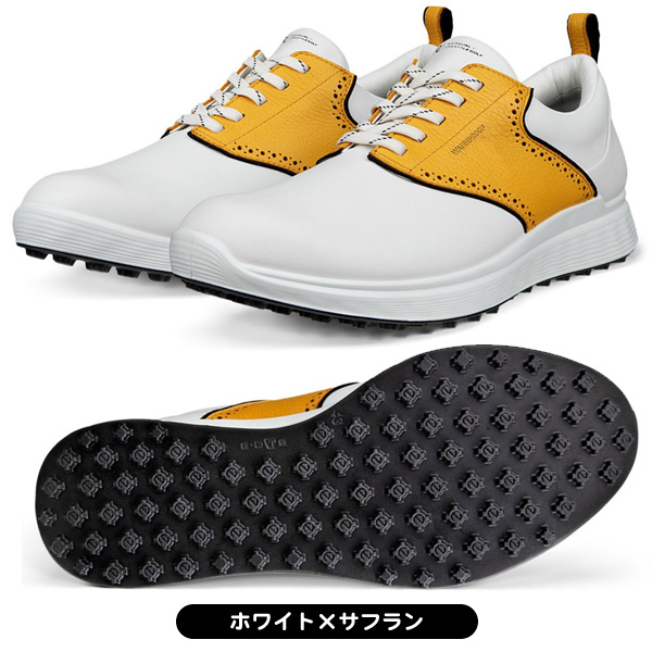 ecco ゴルフシューズ S-カジュアル 102854 メンズ スパイクレス 紐