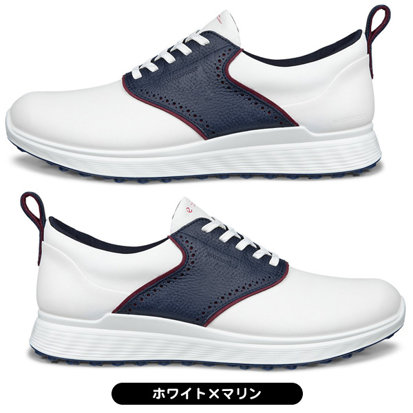 ecco ゴルフシューズ S-カジュアル 102854 メンズ スパイクレス 紐