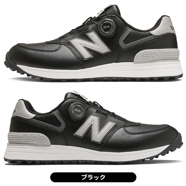 New Balance ブラック ゴルフシューズ　574 ニューバランス ゴルフシューズ 574 V4 SL BOA UG574BK4 メンズ