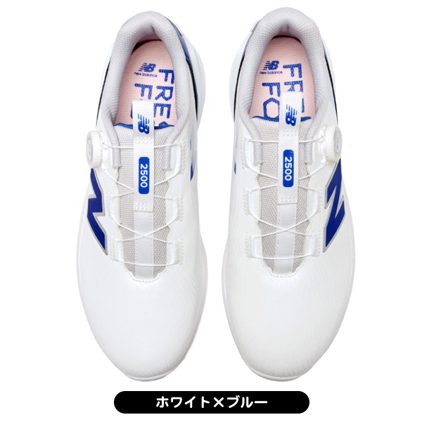 新品！ニューバランス　ゴルフシューズ　ホワイト×ティファニーブルー New Balance Golf（ニューバランスゴルフ） ニューバランス ゴルフ