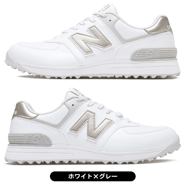 ニューバランス ゴルフシューズ 574 v4 SL UG574D4 2E スパイクレス 紐