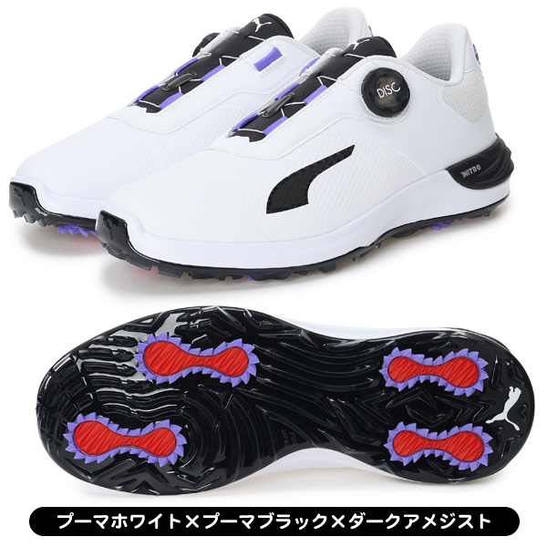 プーマ ゴルフシューズ パワーアセンド ニトロ ディスク 313146 メンズ