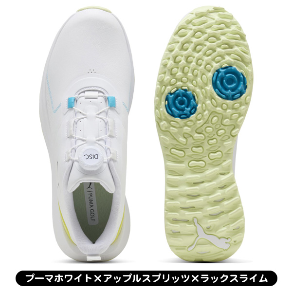 新品 未使用 プーマ ゴルフ PUMA サイズL 2026年 定価14300 プーマ ゴルフシューズ フュージョングリップ 6 EVO ディスク 313218
