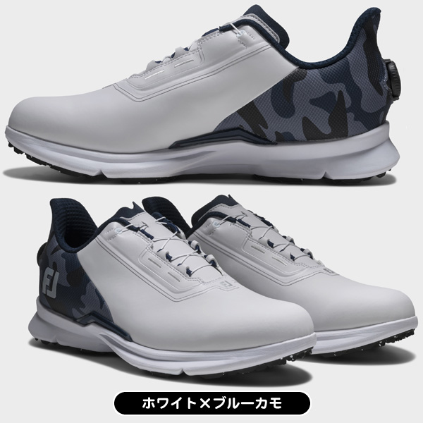 yasu　 ゴルフシューズ BOA ジップアップ フットジョイ ゴルフシューズ フューエル BOA メンズ スパイクレス