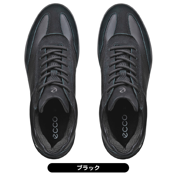 ECCOゴルフシューズ 36 23.0cm紐式 スパイクレス ecco ゴルフシューズ ストリート バイブ 115303 スパイクレス 紐