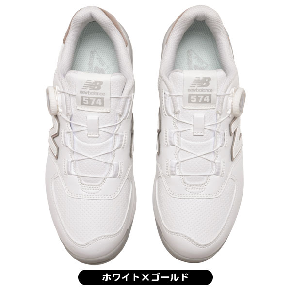 2025年春夏最新モデル　ニューバランス ゴルフシューズ 574 スパイクレス ニューバランス ゴルフシューズ 574 V4 SL BOA WG574BA4