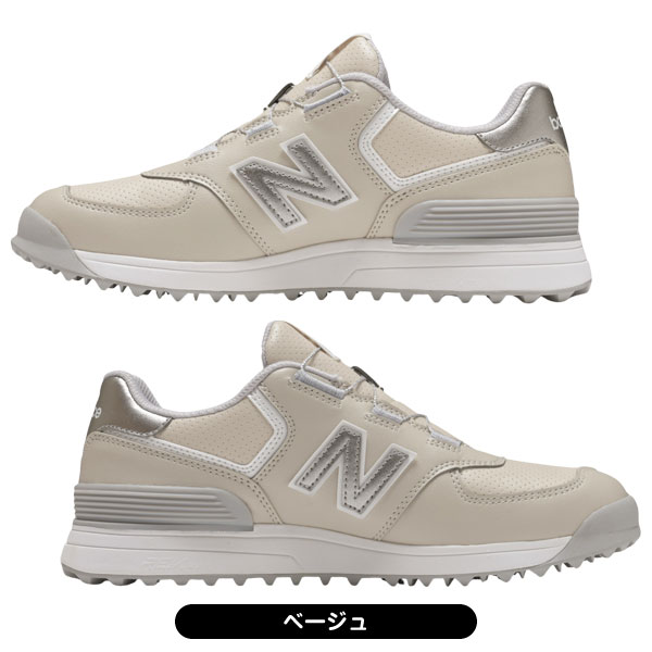 ニューバランス ゴルフシューズ 574 V4 SL BOA WG574BB4 レディース