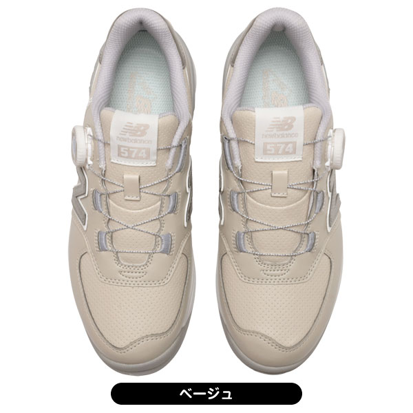 ニューバランス ゴルフシューズ 574 V4 SL BOA WG574BB4 レディース