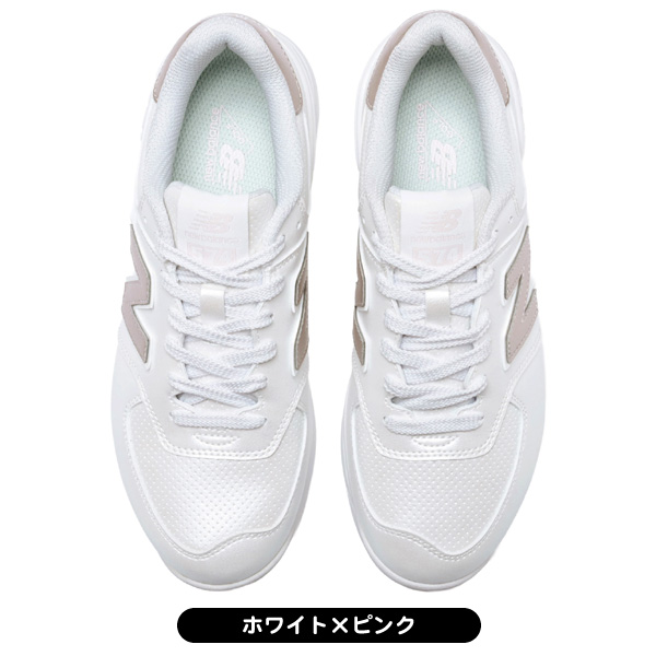 ニューバランス ゴルフシューズ 574 v4 SL WG574A4 スパイクレス 紐