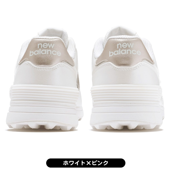 ニューバランス ゴルフシューズ 574 v4 SL WG574A4 スパイクレス 紐