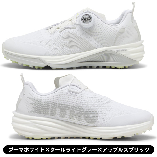 プーマ ニトロ ディスク スパイクレス レディース ゴルフシューズ 24.5 PUMA（プーマ） 送料無料 ゴルフシューズ ウィメンズ ゴルフ シャドウ