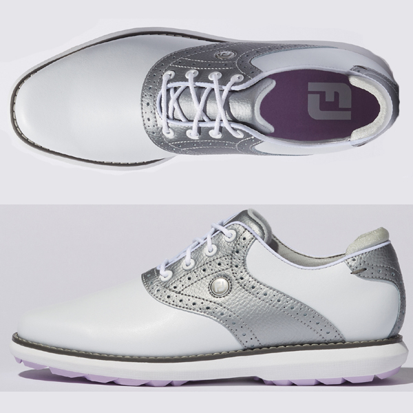 レディース⭐︎PLO SL⭐︎フットジョイゴルフシューズ　美品‼︎ レディース フットジョイ 2023 TRADUTIONS スパイクレス 97897W ゴルフ