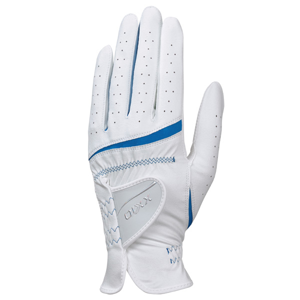 レディース ダンロップ ゼクシオ GGG-X022WW ホワイト×ブル- ゴルフ