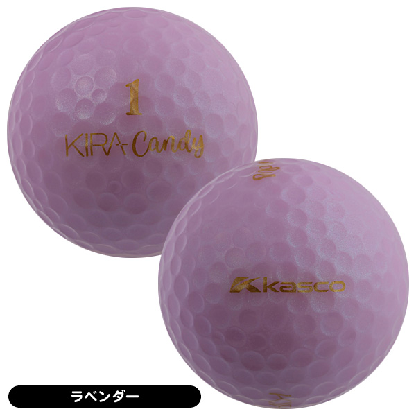 キャスコ KIRA キャンディ ゴルフボール 4球入り レディース 飛距離