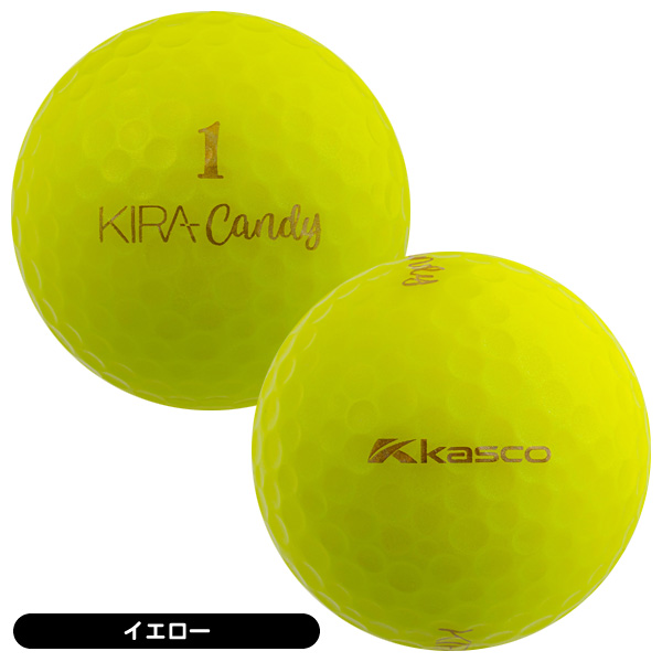 キャスコ KIRA キャンディ ゴルフボール 4球入り レディース 飛距離