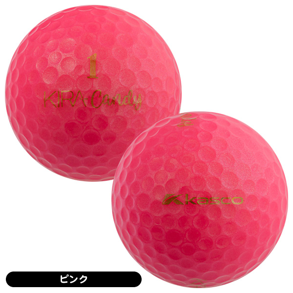 キャスコ KIRA キャンディ ゴルフボール 4球入り レディース 飛距離