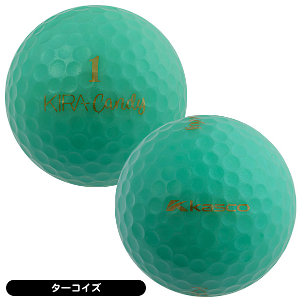 キャスコ KIRA キャンディ ゴルフボール 4球入り レディース 飛距離
