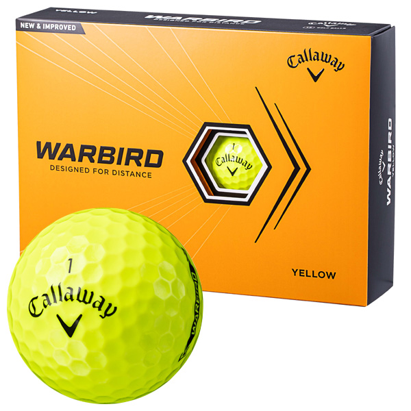 キャロウェイ 2023 ウォーバード ボール (イエロー) [1ダース