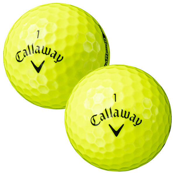 キャロウェイ 2023 ウォーバード ボール (イエロー) [1ダース