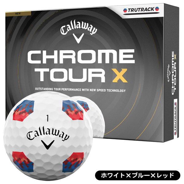 キャロウェイ クロムツアー X トゥルートラック ゴルフボール 1ダース