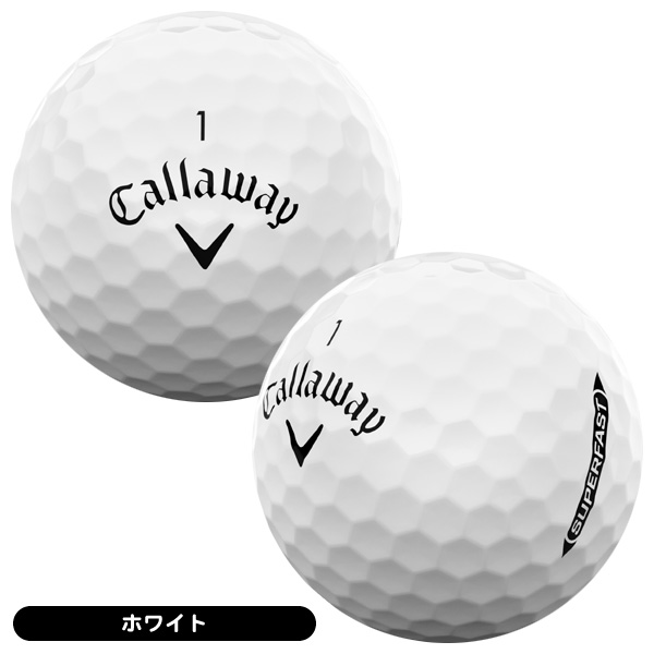 キャロウェイ 2025 スーパーファスト ゴルフボール ［15球入りパック