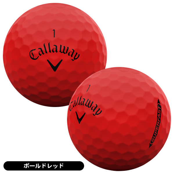 キャロウェイ 2025 スーパーファスト ゴルフボール ［15球入りパック