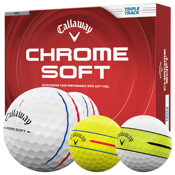 キャロウェイ クロムソフト ゴルフボール 1ダース 12球入り 飛距離重視