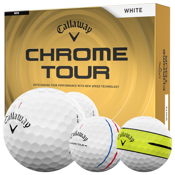 キャロウェイ クロムツアー ゴルフボール 1ダース 12球入り 飛距離重視