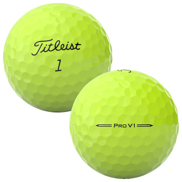 タイトリスト 2023 プロV1 ボール (イエロー) [1ダース] レディース