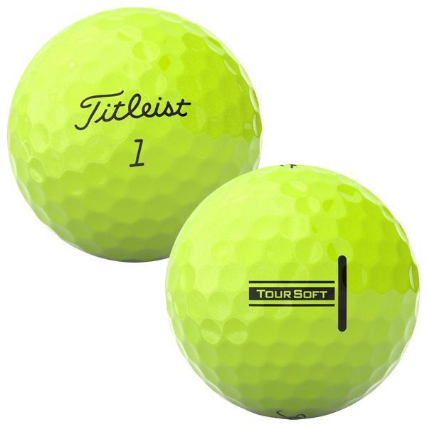 タイトリスト 2024 ツアーソフト ゴルフボール (イエロー) [1