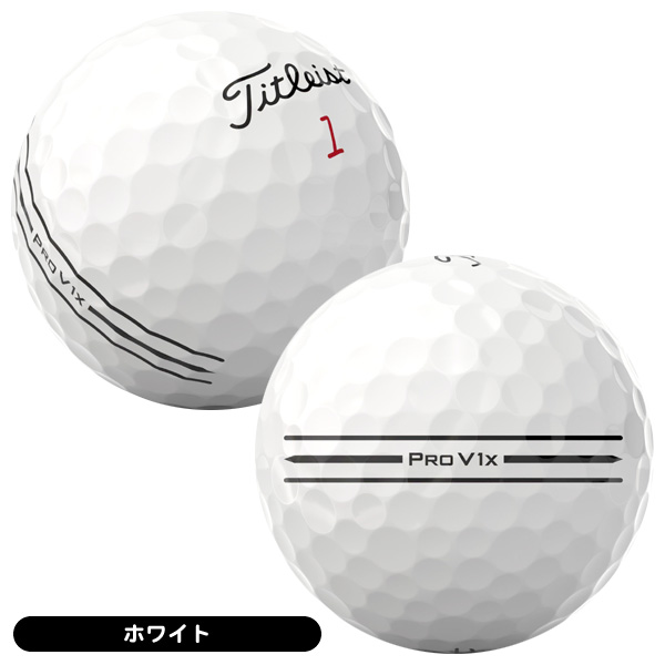 タイトリスト 2025 プロ V1x AIMエンハンスド ゴルフボール ［1ダース