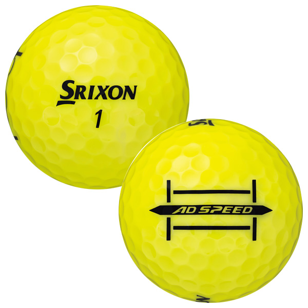 スリクソン 2024 ADスピード ゴルフボール (パッションイエロー) [1