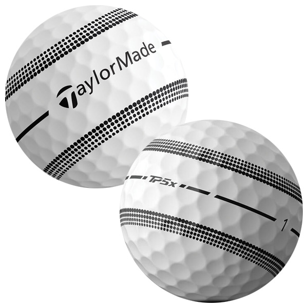 テーラーメイド 2024 TP5x ゴルフボール (ストライプ) [1ダース