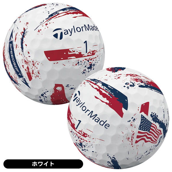 テーラーメイド スピードソフトインク USA ゴルフボール 1ダース 12球