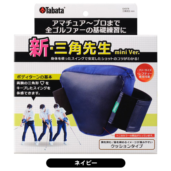 タバタ スイング練習器具 三角先生 ミニ GV0378 2026年モデル | つるや