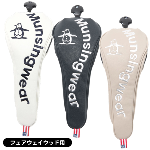 マンシング ヘッドカバー MG6SHC32U メンズ カーブロゴ フェアウェイ