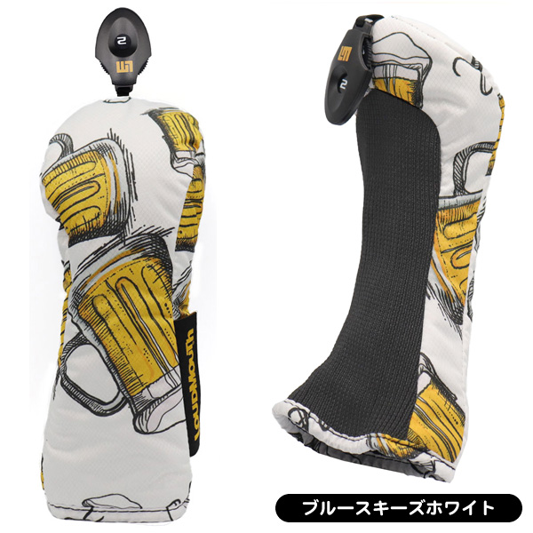 【Lazrus】ヘッドカバー付★ユーティリティクラブ 2本セット ラウドマウス ヘッドカバー PE LM-HC0022UT メンズ レディース