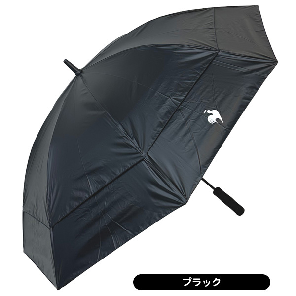 【新品未使用】J.LINDEBERG ゴルフ用傘 ブラック ルコック 傘 LG6SAZ65U メンズ NEWエアロストリームアンブレラ 晴雨