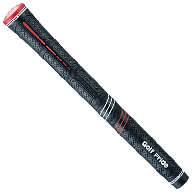 15本 ゴルフプライド ゴルフグリップ CP2 pro ミッドサイズ　黒×赤 ゴルフプライド CP2 PRO ミッドサイズ グリップ (バックラインなし